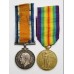 WW1 British War & Victory Medal Pair - Pte. W.F. Mason, Royal Marine Light Infantry