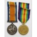 WW1 British War & Victory Medal Pair - Pte. W.F. Mason, Royal Marine Light Infantry