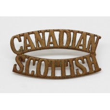 Canadian Scottish Regiment (CANADIAN/SCOTTISH) Shoulder Title