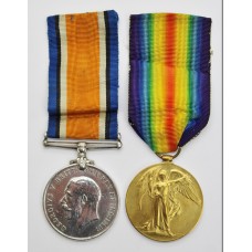 WW1 British War & Victory Medal Pair - Pte. G.C. Tuckley, Duke of Cornwall's Light Infantry