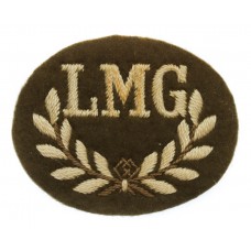 British Army Light Machine Gunner (L.M.G.) Cloth Proficiency Arm Badge