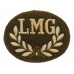 British Army Light Machine Gunner (L.M.G.) Cloth Proficiency Arm Badge