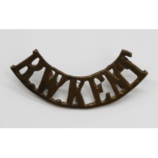 Royal West Kent Regiment (R.W.KENT) Shoulder Title