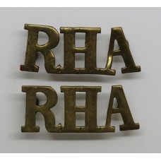 Pair of Royal Horse Artillery (R.H.A.) Shoulder Titles