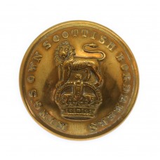 King's Own Scottish Borderers (K.O.S.B.) Officer's Button - King's Crown (26mm)