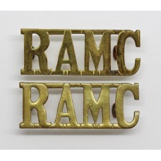 Pair of Royal Army Medical Corps (R.A.M.C.) Shoulder Titles