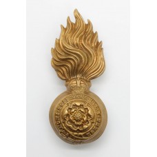 Royal Fusiliers Fur Cap Grenade Badge - King's Crown