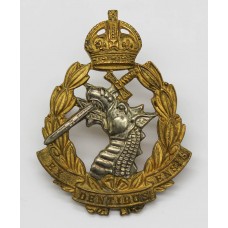 Royal Army Dental Corps (R.A.D.C.) Officer's Dress Cap Badge - King's Crown (2nd Pattern)