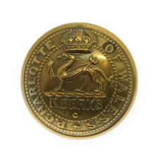 Royal Berkshire Regiment Officer's Button - King's Crown (26mm)