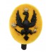 14th/20th King's Hussars Black Anodised (Staybrite) Cap Badge