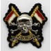 Royal Lancers Officer's Metal & Bullion Beret Badge