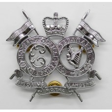 Royal Lancers Chrome Pouch Badge