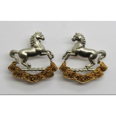 Pair of King's (Liverpool) Regiment Collar Badges