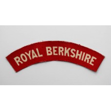 Royal Berkshire Regiment (ROYAL BERKSHIRE) Printed Shoulder Title