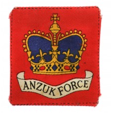 Australia, New Zealand & United Kingdom Force  (ANZUK Force) Printed Formation Sign.