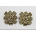 Pair of Highland Light Infantry (H.L.I.) Collar Badges - King's Crown