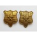 Pair of Loyal North Lancashire Regiment Collar Badges