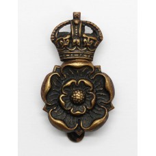 Yorkshire Dragoons Cap Badge - King's Crown