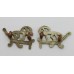 Pair of City of London Yeomanry (Rough Riders) Collar Badges