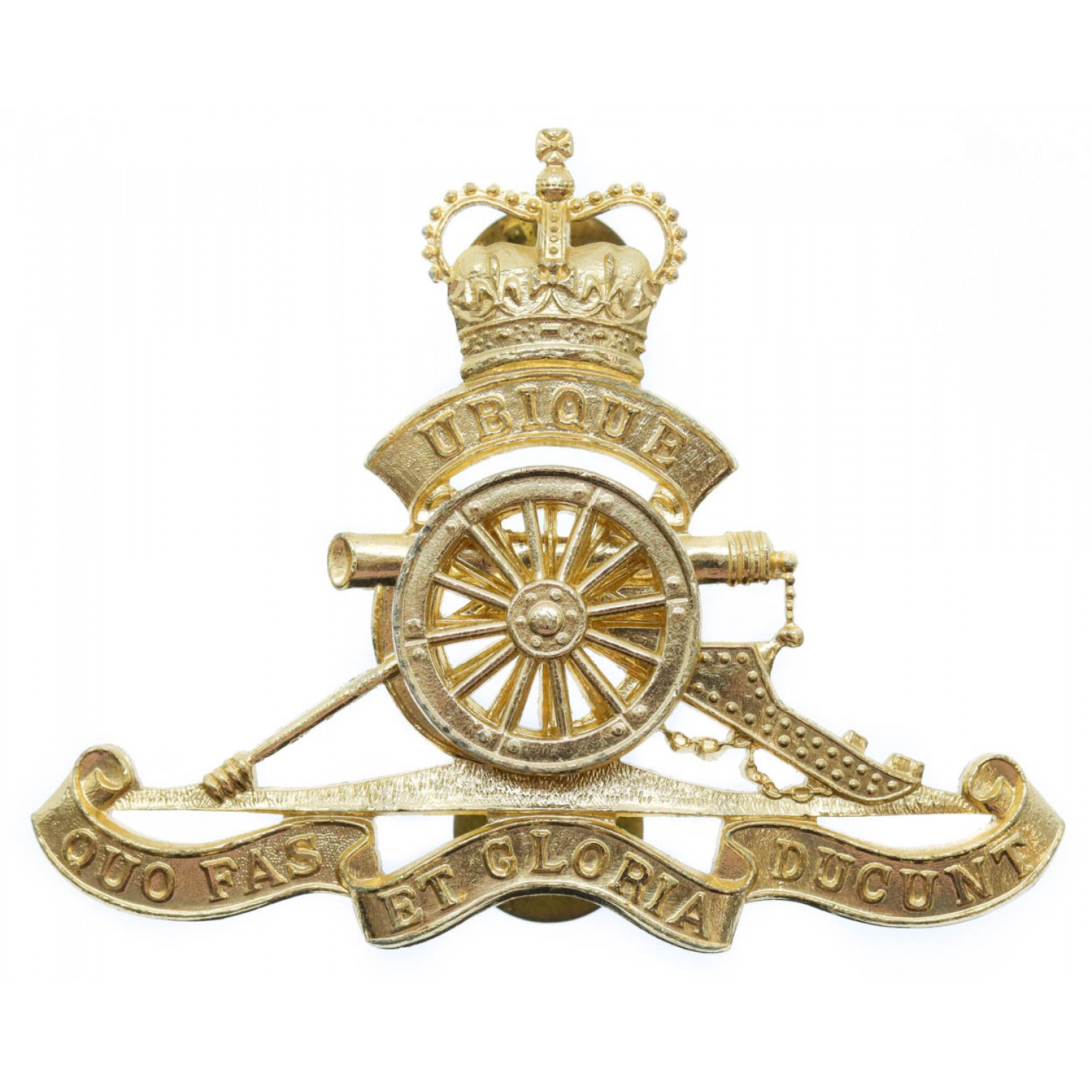 Royal Australian Artillery Anodised (Staybrite) Cap Badge