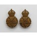 Pair of Women's Royal Army Corps (W.R.A.C.) Collar Badges - King's Crown