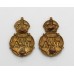 Pair of Women's Royal Army Corps (W.R.A.C.) Collar Badges - King's Crown