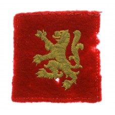 Scottish Command Troops Cloth Formation Sign