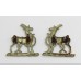 Pair of Royal Warwickshire Regiment Collar Badges