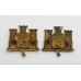 Pair of Suffolk Regiment Collar Badges