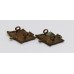 Pair of Suffolk Regiment Collar Badges