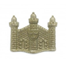 Cambridgeshire Regiment White Metal Collar Badge