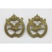 Pair of Glider Pilot Regiment Collar Badges - King's Crown