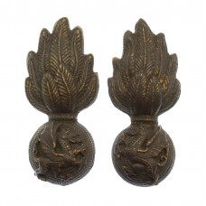 Pair of Royal Welsh Fusiliers Officer's Service Dress Collar Badges