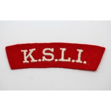 King's Shropshire Light Infantry (K.S.L.I.) Cloth Shoulder Title