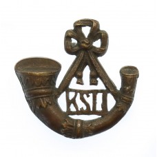 King's Shropshire Light Infantry (K.S.L.I.) Officer's Service Dress Collar Badge