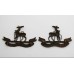 Pair of Royal Warwickshire Regiment Officer's Service Dress Collar Badges