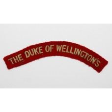 Duke of Wellingtons ( West Riding ) (THE DUKE OF WELLINGTON'S) Regiment Cloth Shoulder Title