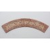 Northamptonshire Regiment (NORTHAMPTONSHIRE) Cloth Shoulder Title 