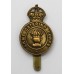 Army Catering Corps Brass Cap Badge - King's Crown