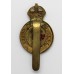 Army Catering Corps Brass Cap Badge - King's Crown