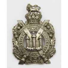 Victorian King's Own Scottish Borderers (K.O.S.B.) Cap Badge