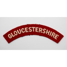 Gloucestershire Regiment (GLOUCESTERSHIRE) Cloth Shoulder Title