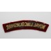 Royal Lincolnshire Regiment (ROYAL LINCOLNSHIRE) Cloth Shoulder Title