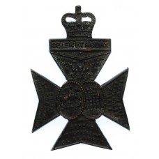 16th London Regiment (Queen's Westminster & Civil Service Rifles) Cap Badge - Queen's Crown