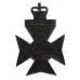 16th London Regiment (Queen's Westminster & Civil Service Rifles) Cap Badge - Queen's Crown