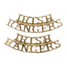 Pair of Royal Irish Rangers (IRISH/RANGERS) Anodised (Staybrite) 