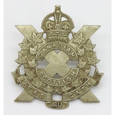 Canadian Scottish Regiment Cap Badge - King's Crown