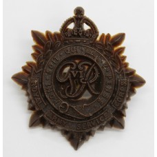 Royal Army Service Corps (R.A.S.C.) WW2 Plastic Economy Cap Badge
