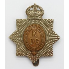 1st King's Dragoon Guards Cap Badge - King's Crown