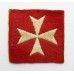 British Troops Malta Garrison Cloth Formation Sign